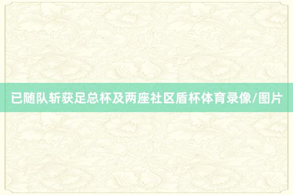 已随队斩获足总杯及两座社区盾杯体育录像/图片