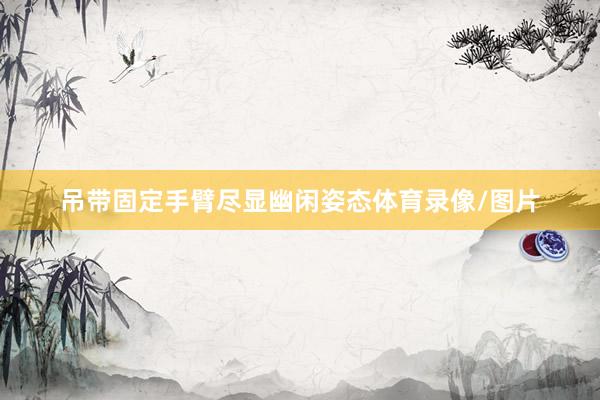 吊带固定手臂尽显幽闲姿态体育录像/图片