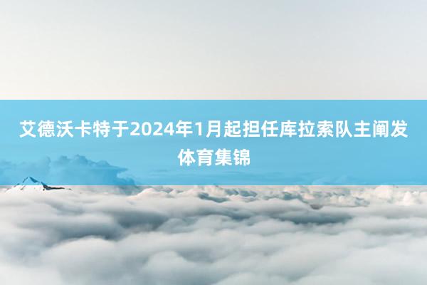艾德沃卡特于2024年1月起担任库拉索队主阐发体育集锦