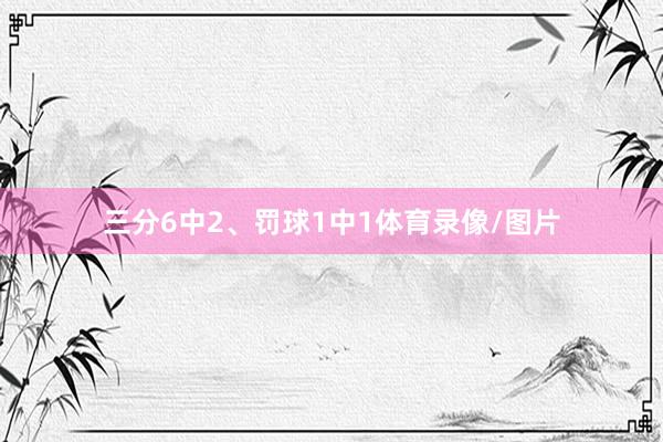三分6中2、罚球1中1体育录像/图片