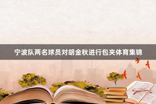 宁波队两名球员对胡金秋进行包夹体育集锦