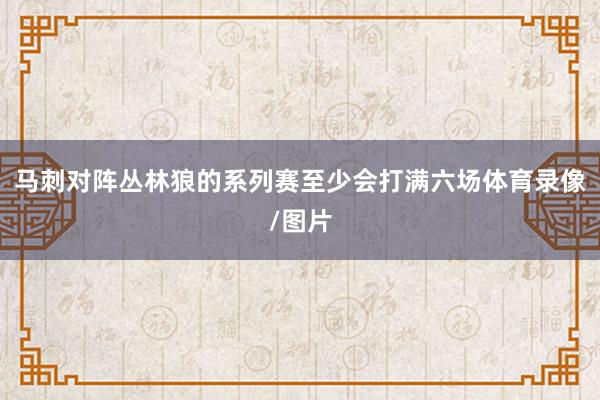 马刺对阵丛林狼的系列赛至少会打满六场体育录像/图片