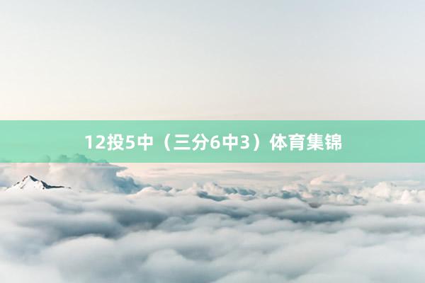 12投5中(三分6中3)体育集锦